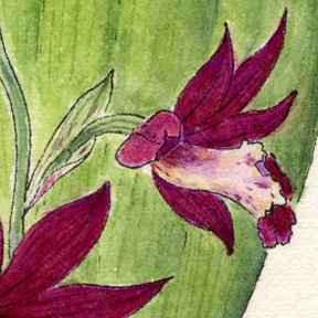 Detail of Chairiots of Fire Watercolor